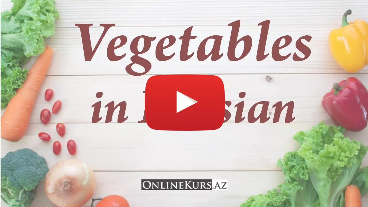 Names of vegetables in Russian